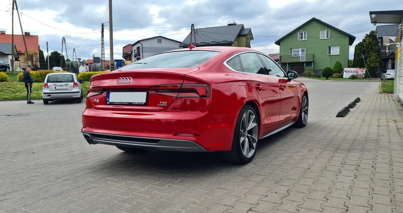 Audi A5 cena 133500 przebieg: 69000, rok produkcji 2017 z Lipno małe 596
